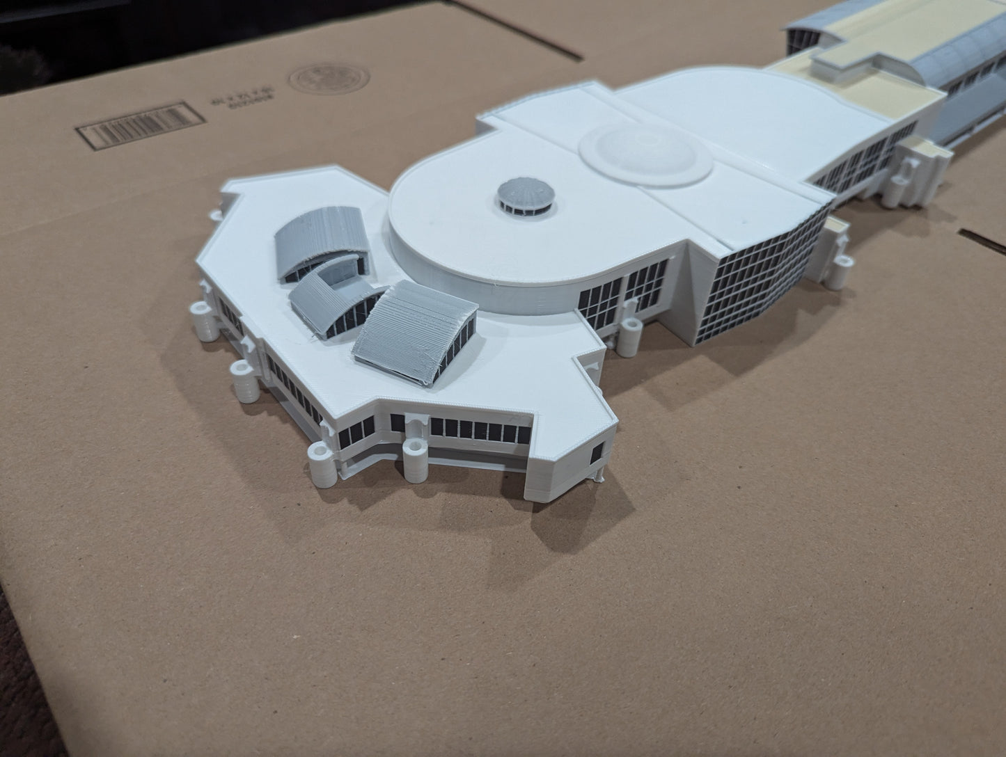 1:400 Scale LAX Terminal 4 Pre 2022 Renovation