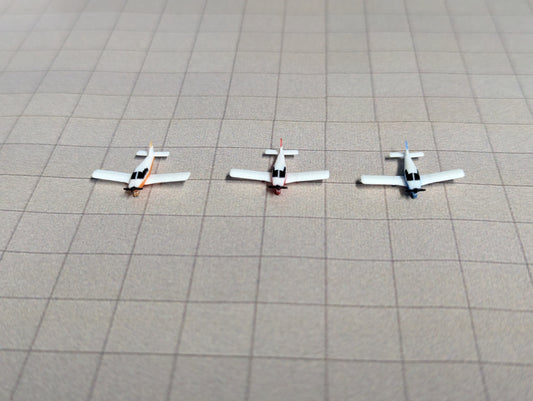 1:400 Piper PA-28 Cherokee 3 pack