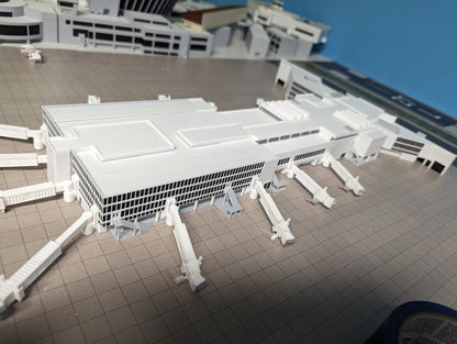 1:400 Scale LAX Terminal 1