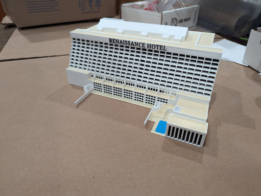 Renaissance Concourse Atlanta Airport Hotel in 1:400 scale ATL