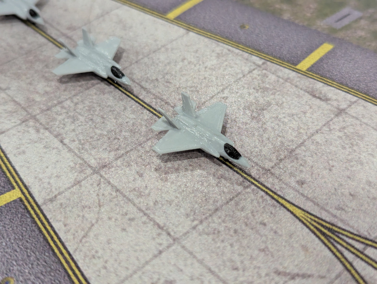 1:400 Scale 3D Printed F-35 Fighter Jet Model - Pack of 3