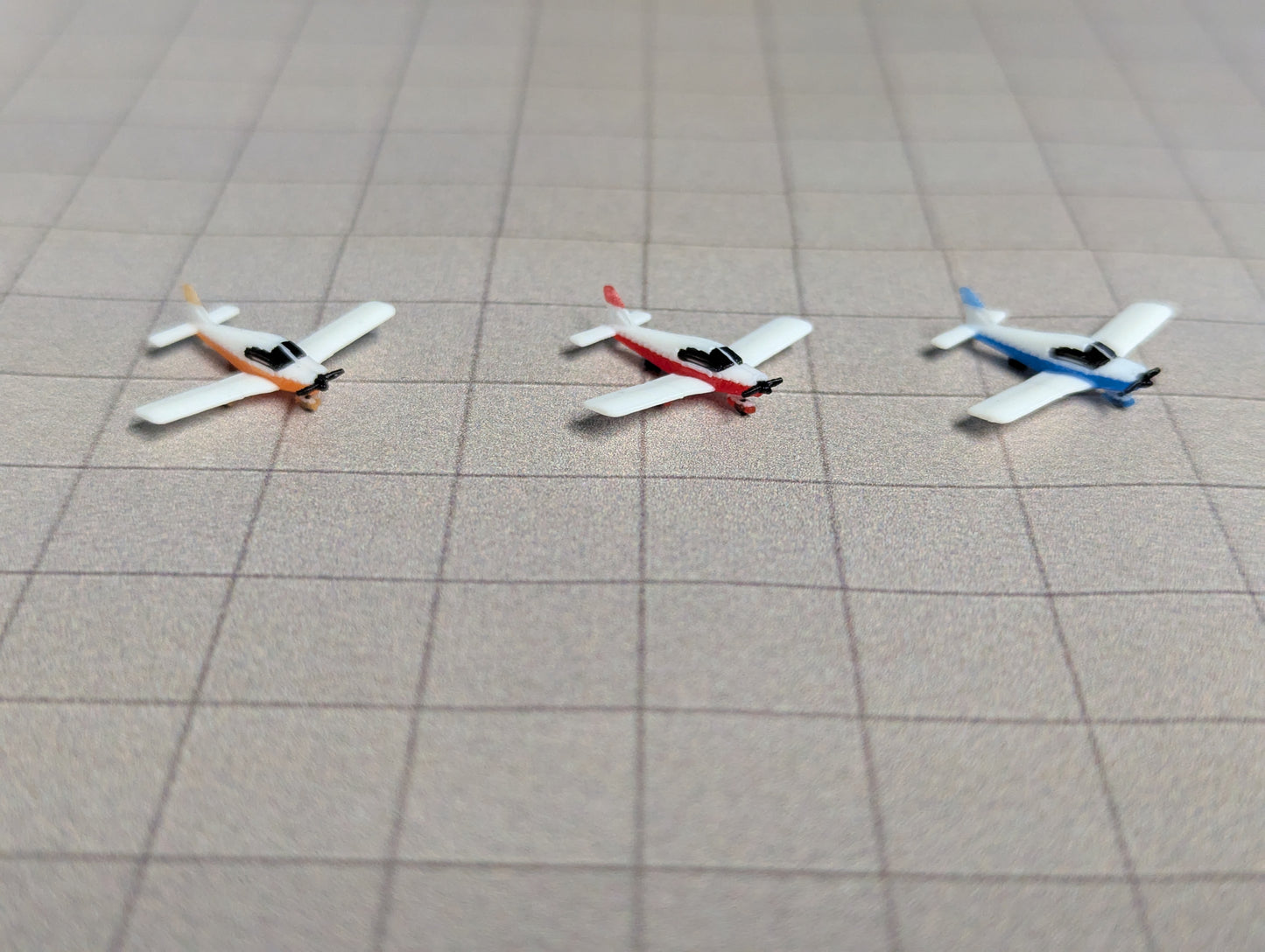 1:400 Piper PA-28 Cherokee  3 pack