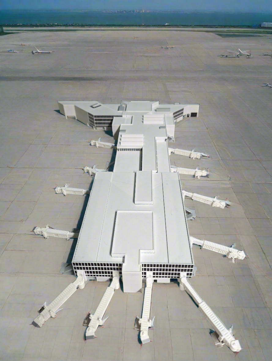 1:400 Scale LAX Terminal 1 – Tarmac Designs