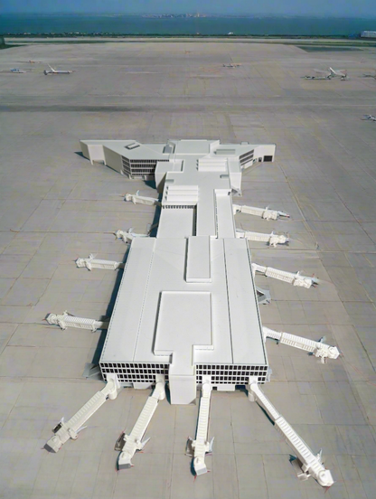 1:400 Scale LAX Terminal 1